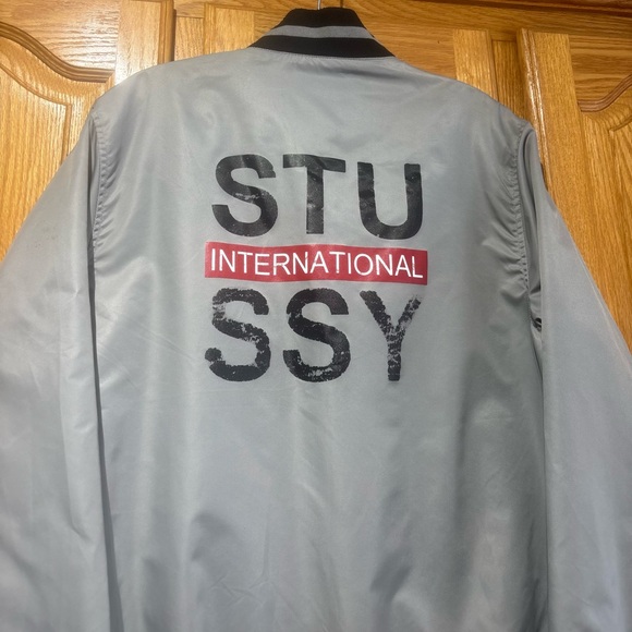 Vintage Y2K Stussy International Bomber Jacket Men’s Medium - Picture 9 of 12